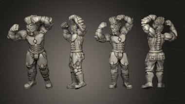 Figurines of people Characters paulo hogan 3d model