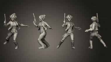 Figurines of people Combat Commander Royale 3d model