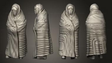 Figurines of people Combat Honeybee Priests 3 3d model