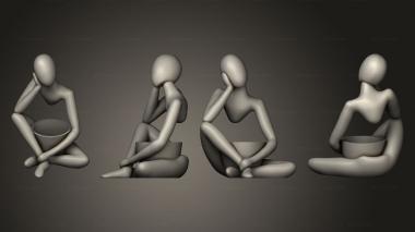 Figurines of people corpointeiro 5 3d model