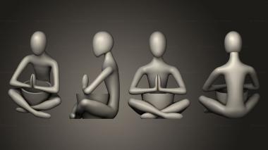 Figurines of people corpointeiro 6 3d model