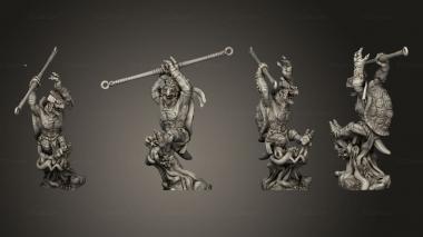 Figurines of people Cowabunga Squad 3d model