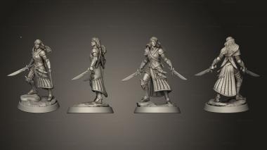Figurines of people Cult of Hunger Titania Steelmesh 3d model