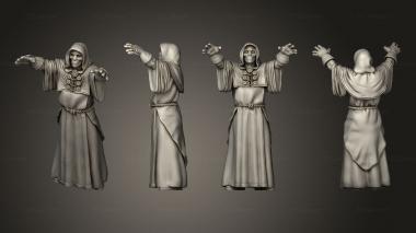 Figurines of people Cultists 25 3d model