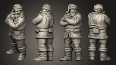 Figurines of people CYBER SANTA BOUNCER 3d model