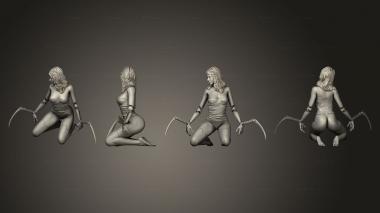 Figurines of people cyberpunk 2077 girl android 3d model