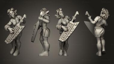 Figurines of people Cyberwars Elven Female Keytaur 3d model