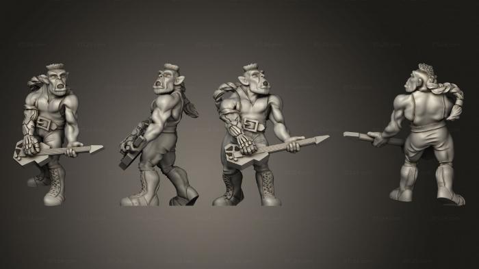Мужчина - гитарист Cyberwars Orc