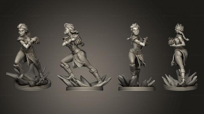 Figurines of people (Elsa Sub Zero, STKH_0576) 3D models for cnc