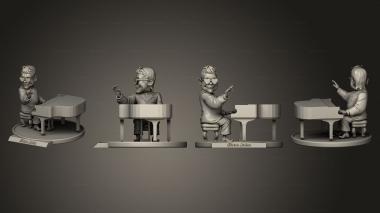Figurines of people Elton John 3d model
