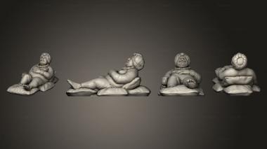 Figurines of people Empire of Scorching Sands Lounging Noble 3d model