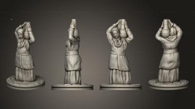 Figurines of people Empire of Scorching Sands Old Woman Based 001 3d model