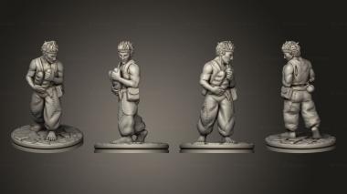 Figurines of people Empire of Scorching Sands Street Rat Based 3d model
