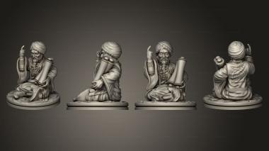 Figurines of people Empire of Scorching Sands Wise Old Man Based 3d model
