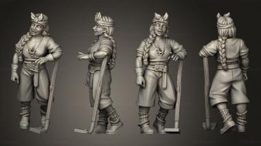 Figurines of people FARM LADY 3d model
