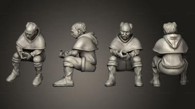 Figurines of people Fisherman FM 2 3d model
