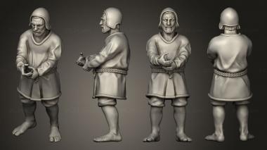 Figurines of people Fisherman Fm 3 3d model