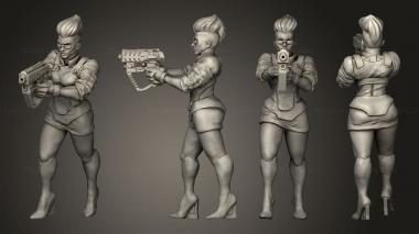 Figurines of people FKMSA COUNTER INTEL AGENT KATHLEEN RUBYO 3d model