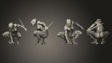 Figurines of people FKMSA SEXY DROID ASSASIN A 3d model