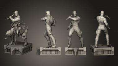 Figurines of people Francis Q Daredevil 3d model