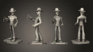 Figurines of people Freddie Kruger 3d model