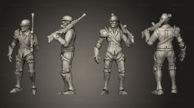 Figurines of people Gear town Lord Hamilton Rifle 3d model