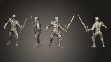 Figurines of people Gear town Lord Hamilton Sword 3d model