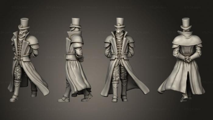 Figurines of people (Gear town Masked Baron, STKH_0659) 3D models for cnc