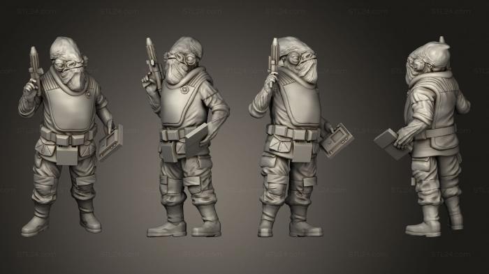 Figurines of people (General Raddish 001, STKH_0661) 3D models for cnc