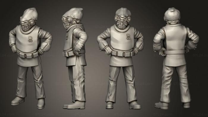 Figurines of people (General Raddish 002, STKH_0662) 3D models for cnc