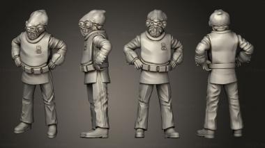 Figurines of people General Raddish 002 3d model