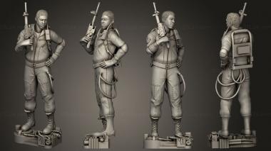 Figurines of people Ghostbusters Zeddemore 3d model