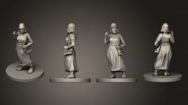 Figurines of people Gloria Goldberg 3d model