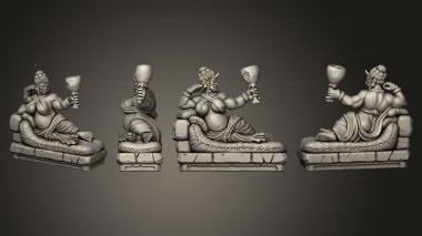 Figurines of people Gormolgoth Overlords Ogress 3d model
