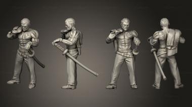 Figurines of people Heishiro 3d model