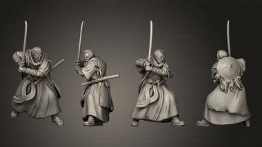 Figurines of people Hermit Samurai 2 3d model