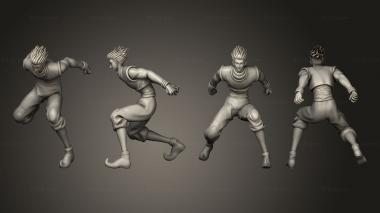 Figurines of people hisoka morow jump force 3d model