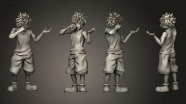 Figurines of people hunterhunter killua 3d model