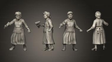 Figurines of people HYBRID 4 3d model