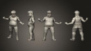 Figurines of people HYBRID 5 3d model