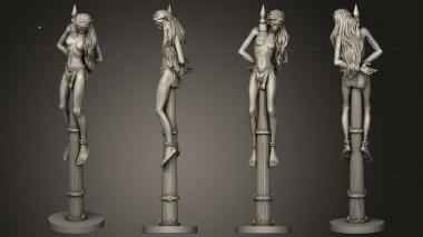 Figurines of people Impaled 3 3d model