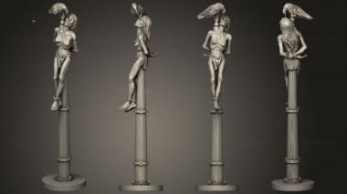 Figurines of people Impaled 8 3d model
