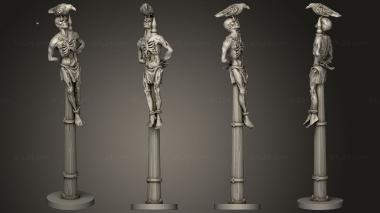 Figurines of people Impaled 11 3d model