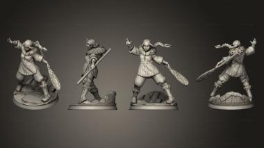 Figurines of people Inuit 3d model