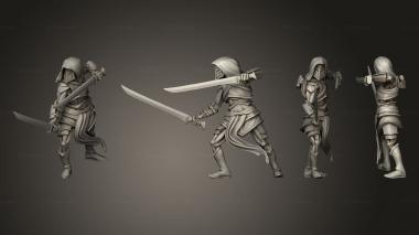 Figurines of people Ironborn Fighter Onyx 3d model