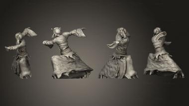 Figurines of people Jiangshi Female Attacking 3d model