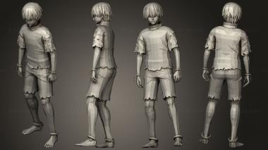 Figurines of people Kaneki Ken In Pose 3d model