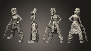Figurines of people Karen withoutbase 3d model