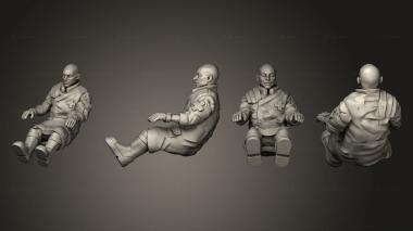 Figurines of people Katarzyna Seated 3d model
