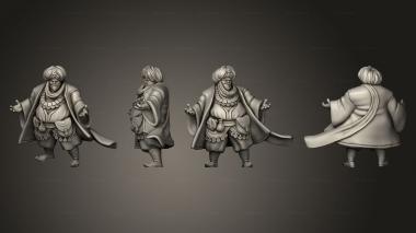 Figurines of people Khalid al Bazaar 3d model